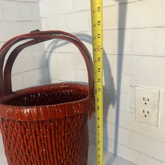 Antique Asian Fishing Basket